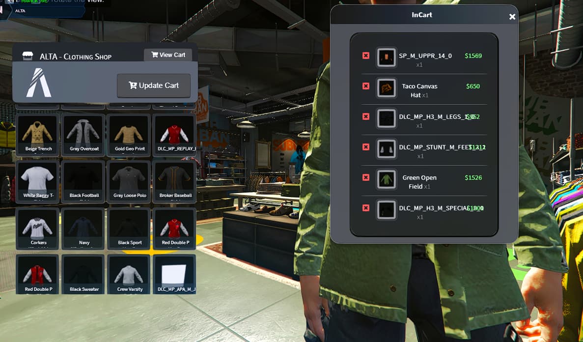 [ESX] ADVANCED CLOTH SHOP AND WARDROBE SCRIPT FOR FIVEM FREE